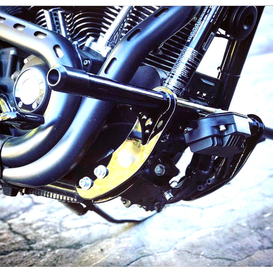 Bung King Highway Peg Crash Bar Dyna and FXR (Speed merchant skid)