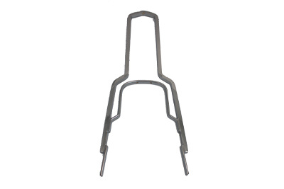 Square Sissybar Rigid frame Chrome 28