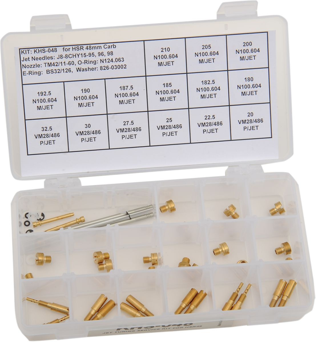 Mikuni Jet Assortment Kit Hsr48 Brass Jet Kit Hsr48