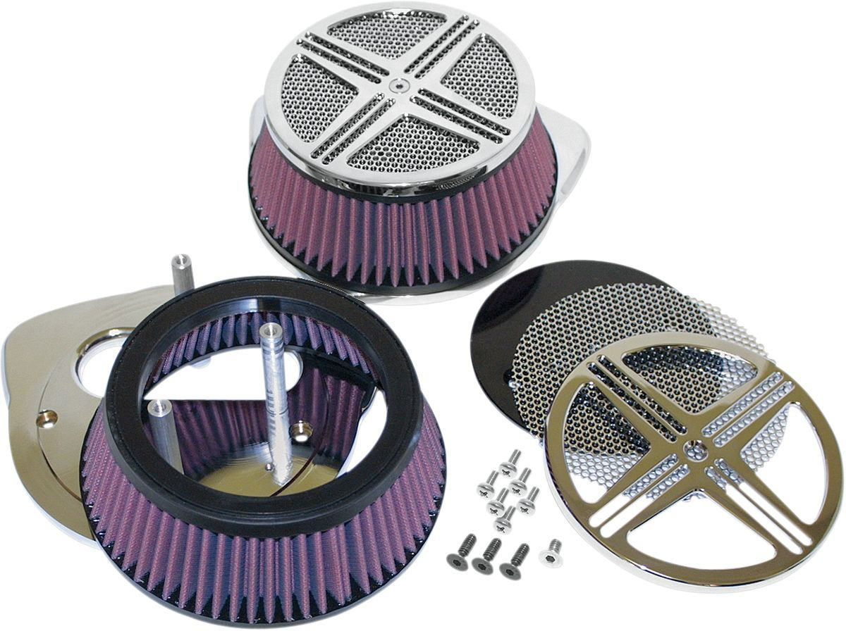 Baron Air Cleaner Kit Xxx Big Air  Chrome Air Cleaner Xxx M109