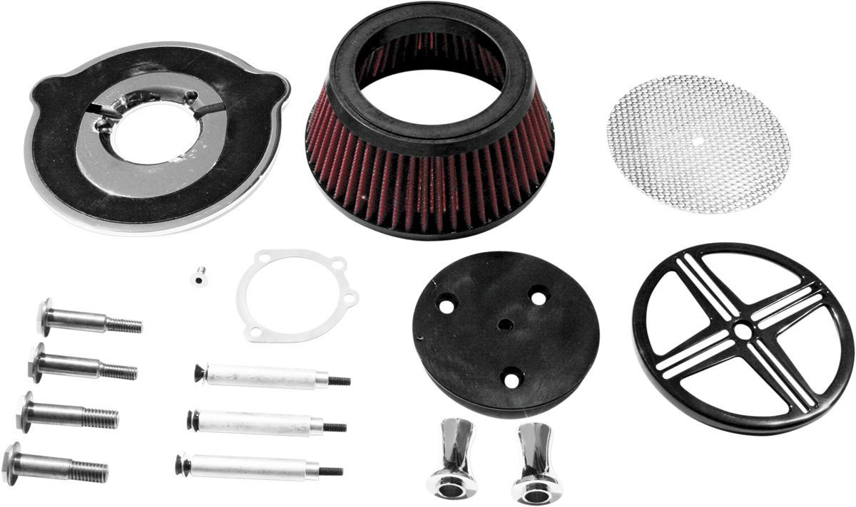 Baron Air Cleaner Kit Xxx Big Air  Black Air Cleaner Xxx Vstr11 Bk