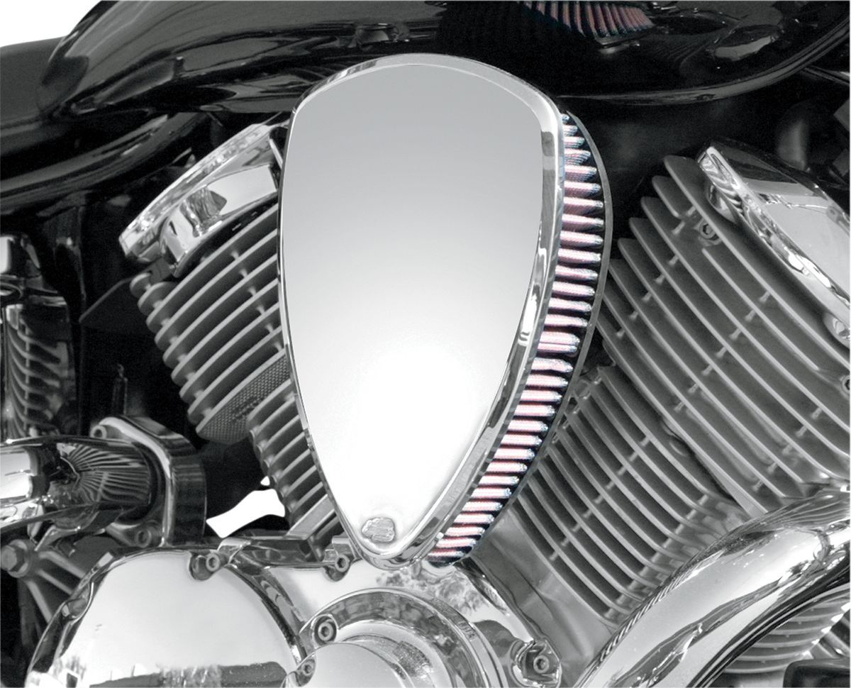 Baron Air Cleaner Kit Big Air Smooth Chrome Big Air Kit Smth Xvs1300