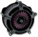 Rsd Air Cleaner Kit Venturi Turbine Black Ops Aircleaner Trbne Bkop Xl