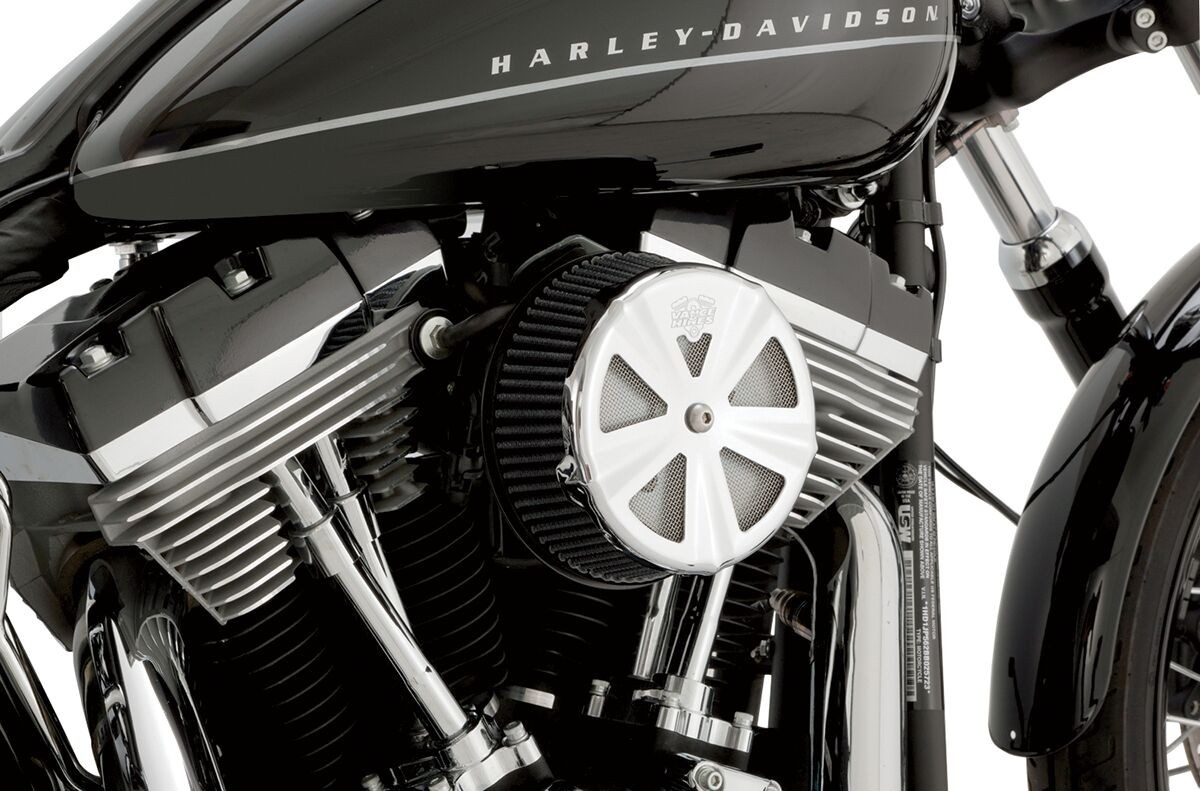 Vance & Hines Air Cleaner Cover For Vo2 Naked Skullcap Crown Chrome In