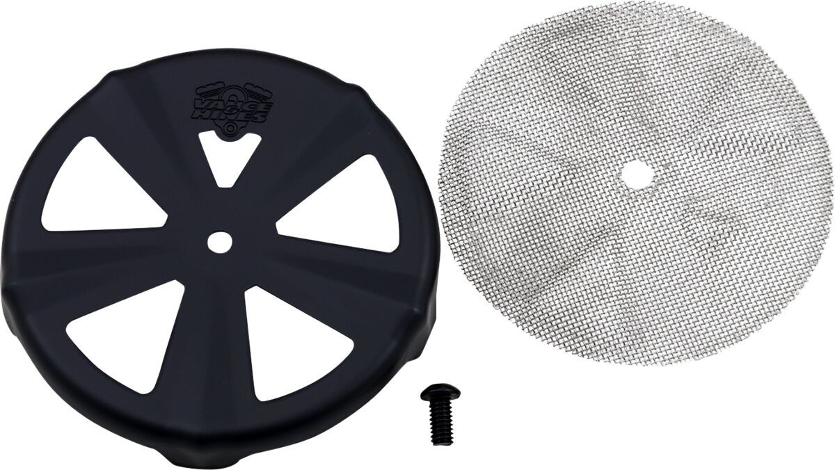 Vance & Hines Air Cleaner Cover For Vo2 Naked Skullcap Crown Black Ins