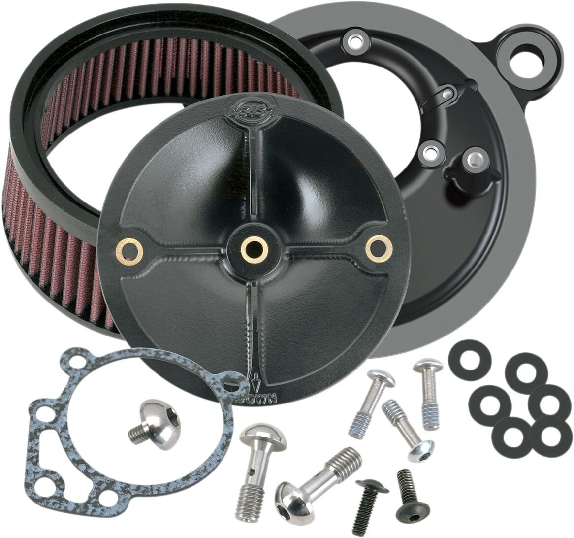 S&S Cycle Stealth Air Cleaner W/O Cover For Super E-G Carb Air Clnr St