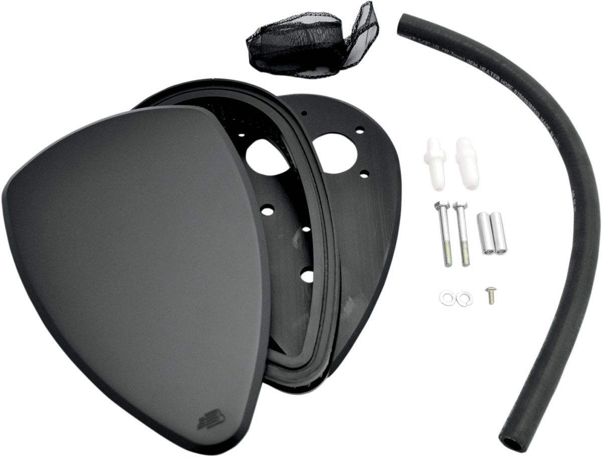 Baron Air Cleaner Kit Big Air Smooth Chrome Black Big Air Kt Sm Vn900