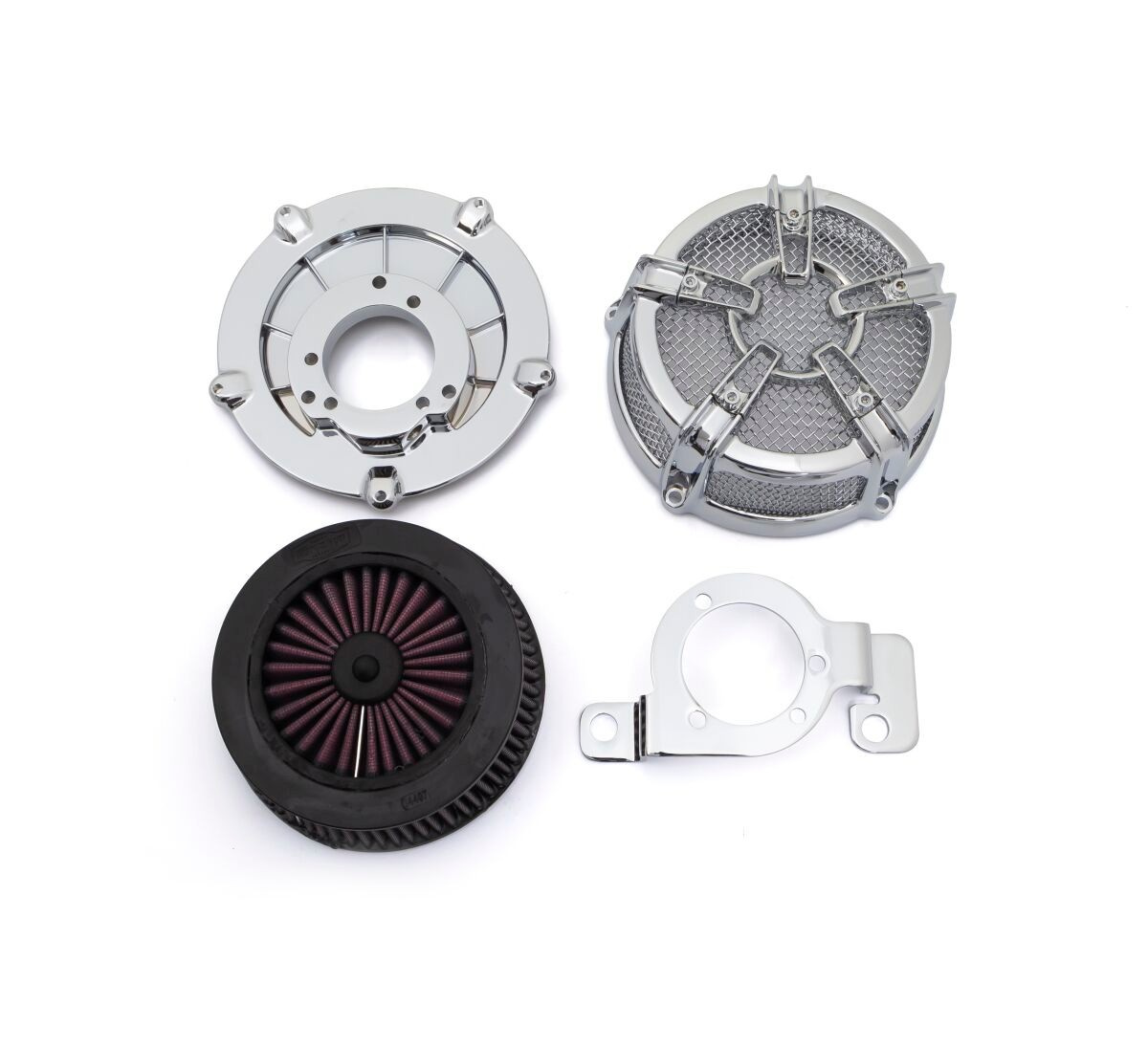 Kuryakyn Air Cleaner Mach 2 Co-Ax Chrome Hd-Xl Mach 2 Co-Ax A/C Chr Xl