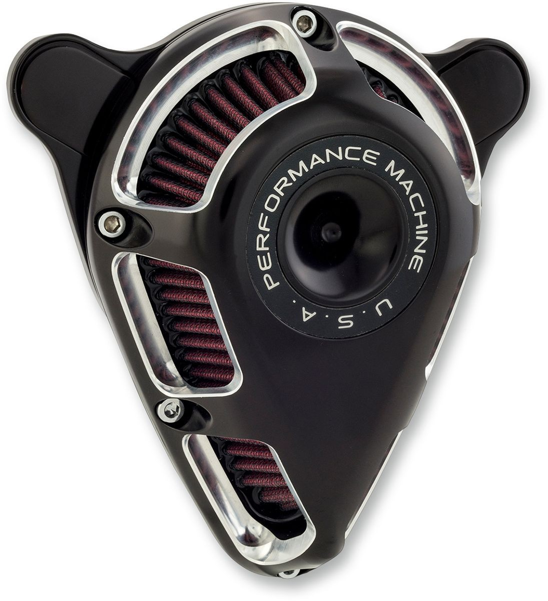 Performance Machine (Pm) Air Cleaner Jet Cv/Efi Contrast Cut Aircleane