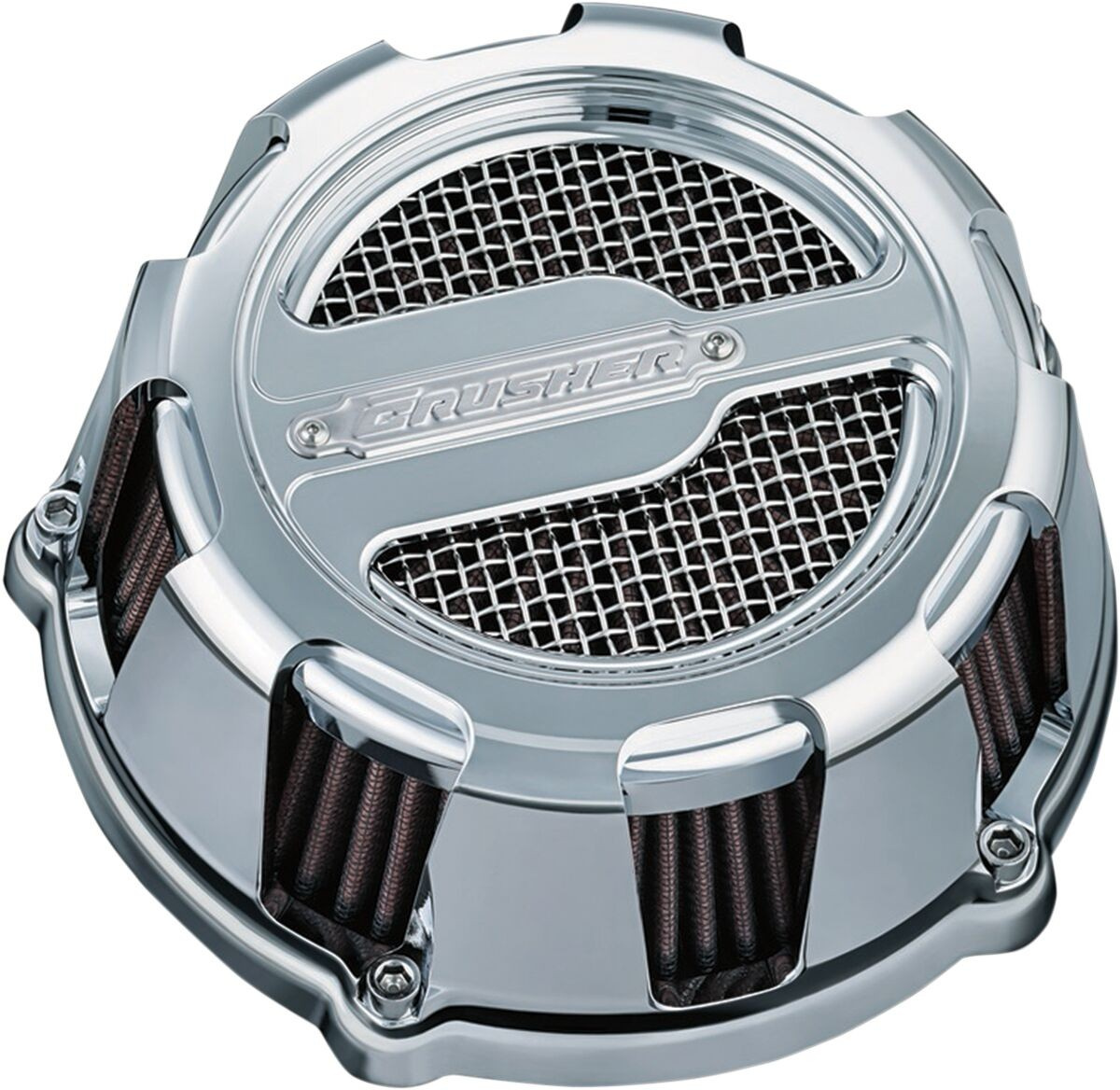 Kuryakyn Ece Compliant Crusher Maverick Air Cleaner Chrome Air Cleaner