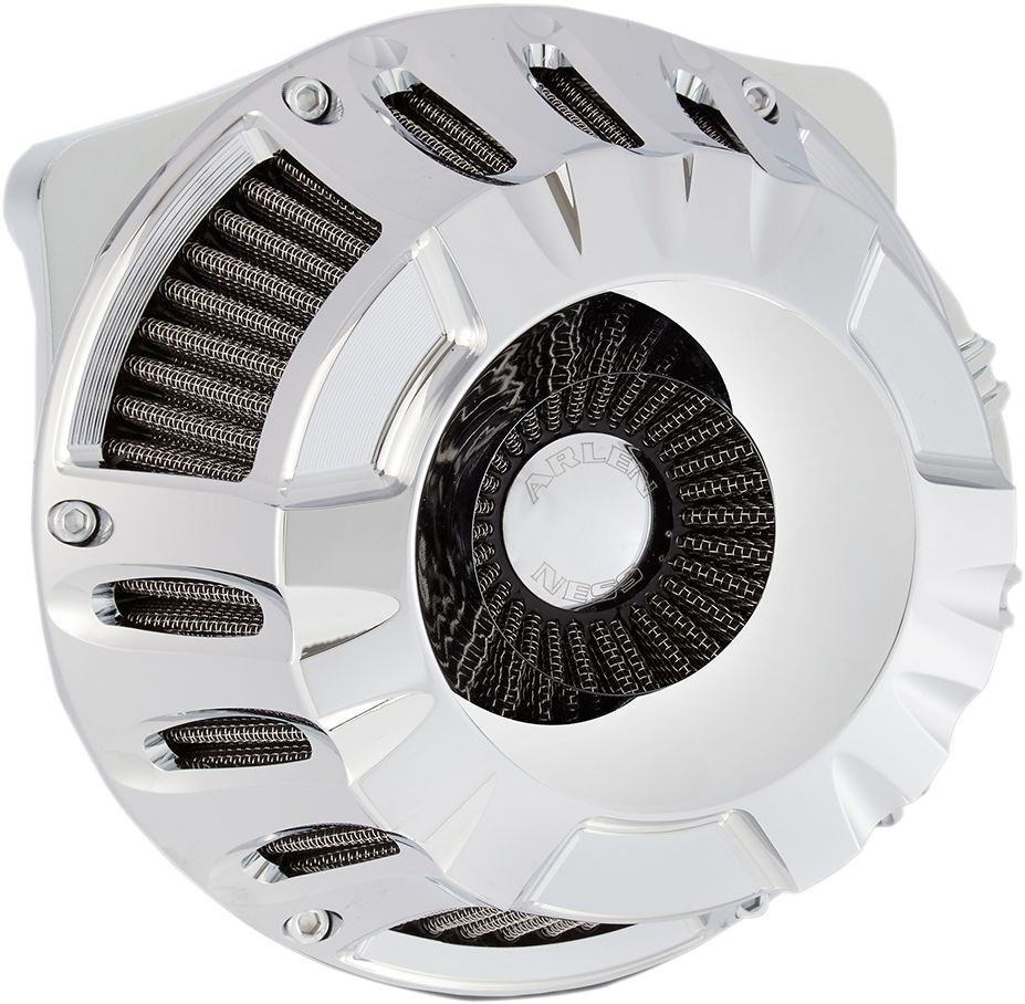 Arlen Ness Air Cleaner Kit Inverted Big Sucker Deep Cut Chrome Air Cle