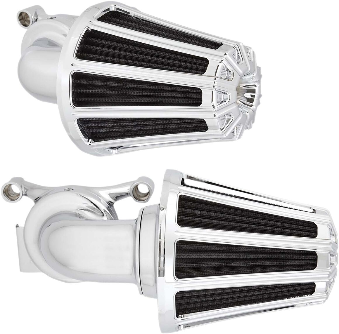 Arlen Ness Air Cleaner Kit Monster Sucker With Cover 10-Gauge Chrome A