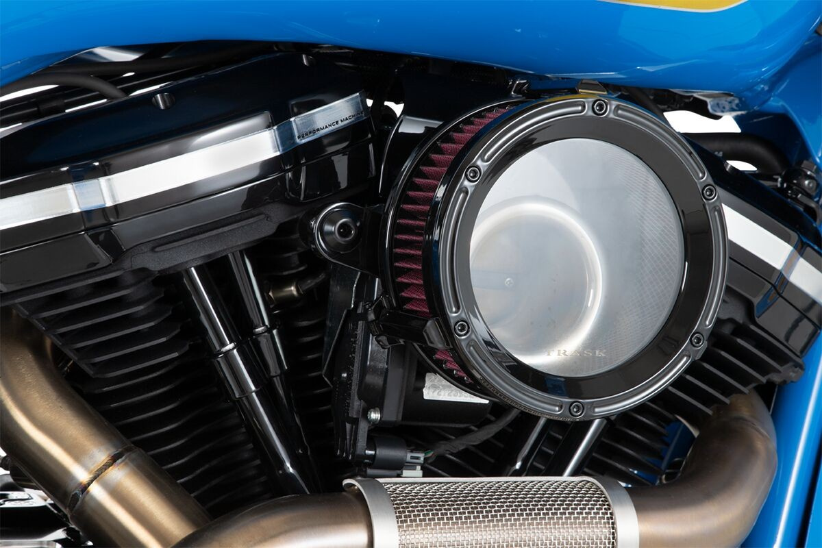 Trask Air Cleaner Kit Assault Charge High-Flow Tbw Aluminum Chrome Air