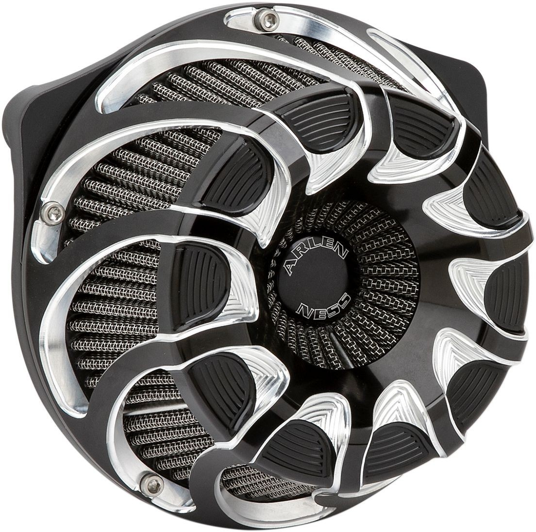 Arlen Ness Air Cleaner Drift Black Flt Air Cleaner - Drift Inverted -