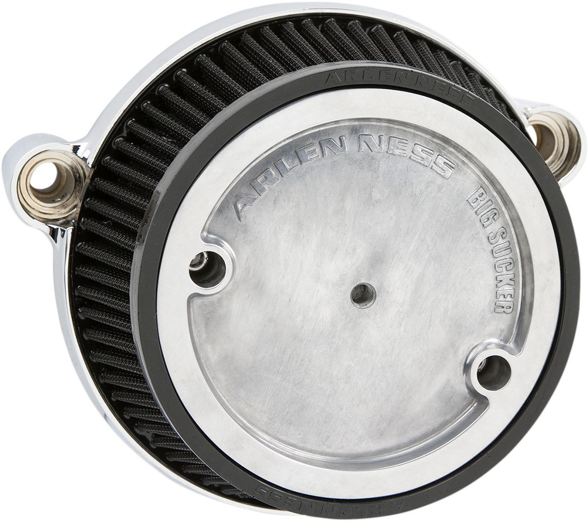 Arlen Ness Air Cln M8 W/Chr Bck Plt Big Sucker Stage 1 - M8 17-23