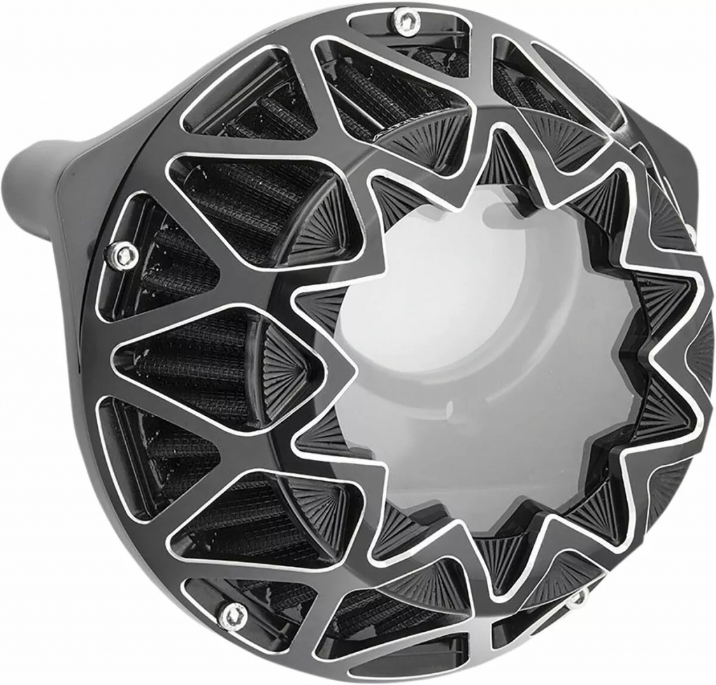 Arlen Ness Crossfire Air Cleaner - Black Air Cleaner - Crossfire - Tc