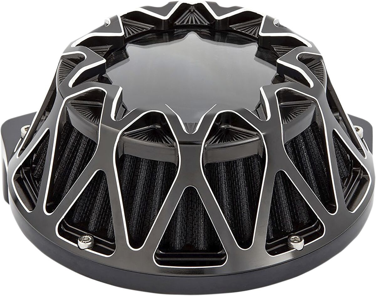 Arlen Ness Crossfire Air Cleaner - Black Air Cleaner - Crossfire - Flt