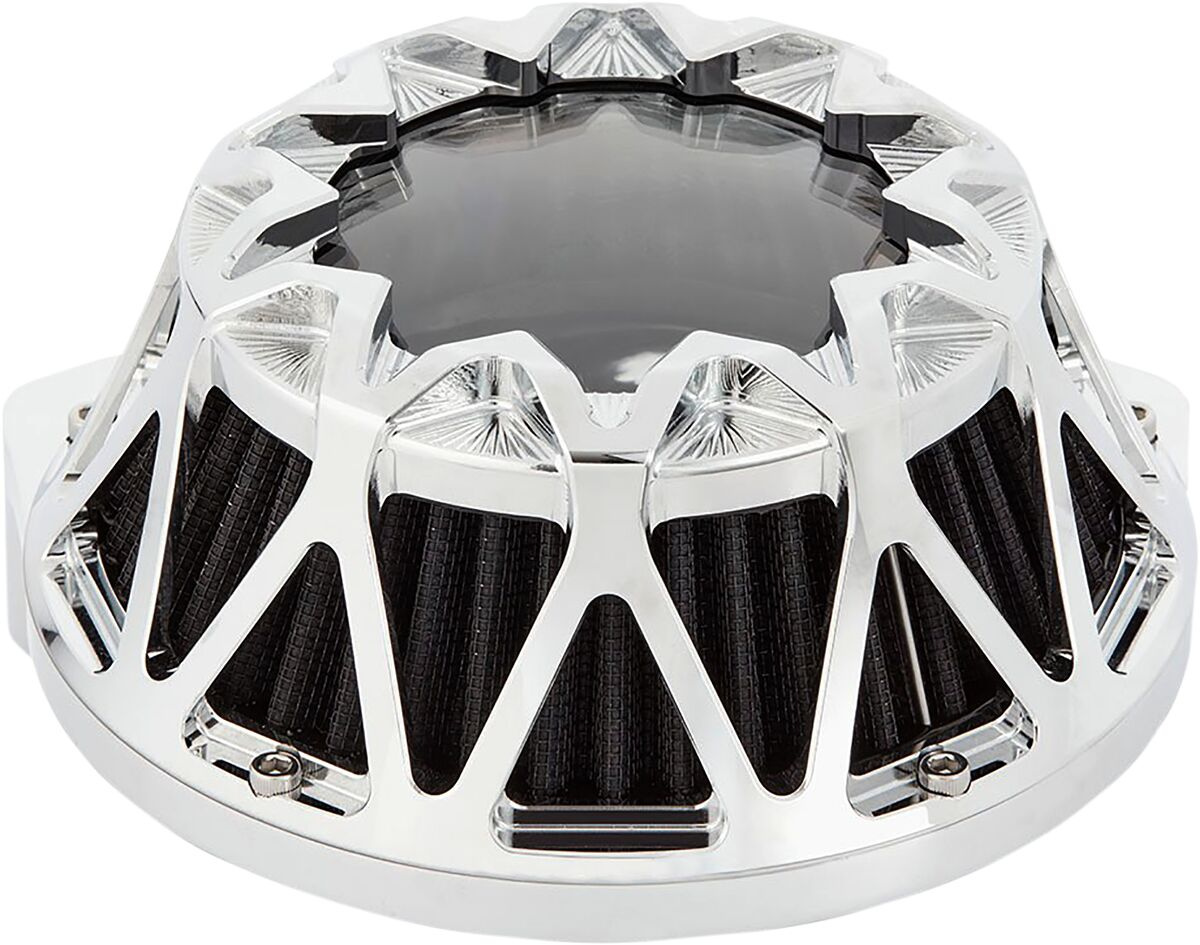 Arlen Ness Crossfire Air Cleaner - Chrome Air Cleaner - Crossfire - Fl