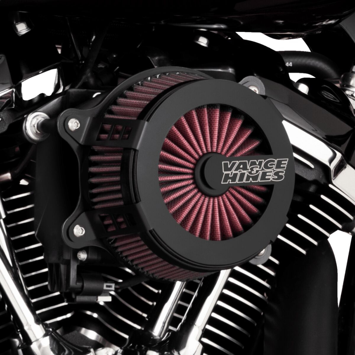 Vance & Hines Cage Fighter Air Cleaner - St,Fl Aircleaner V02 Cf L-St