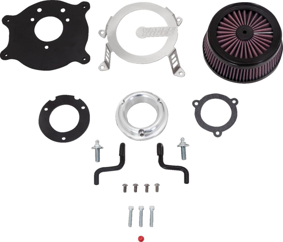 Vance & Hines Cage Fighter Air Cleaner - St,Fl Aircleaner V02 Cf L-St