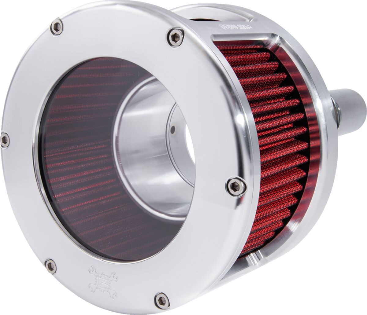Feuling Parts Air Cleaner - Ba Race Series - Raw - Clear Cover - Red -