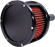 Feuling Air Cleaner - Ba Race Series - Black - Solid Cover - Red - M8