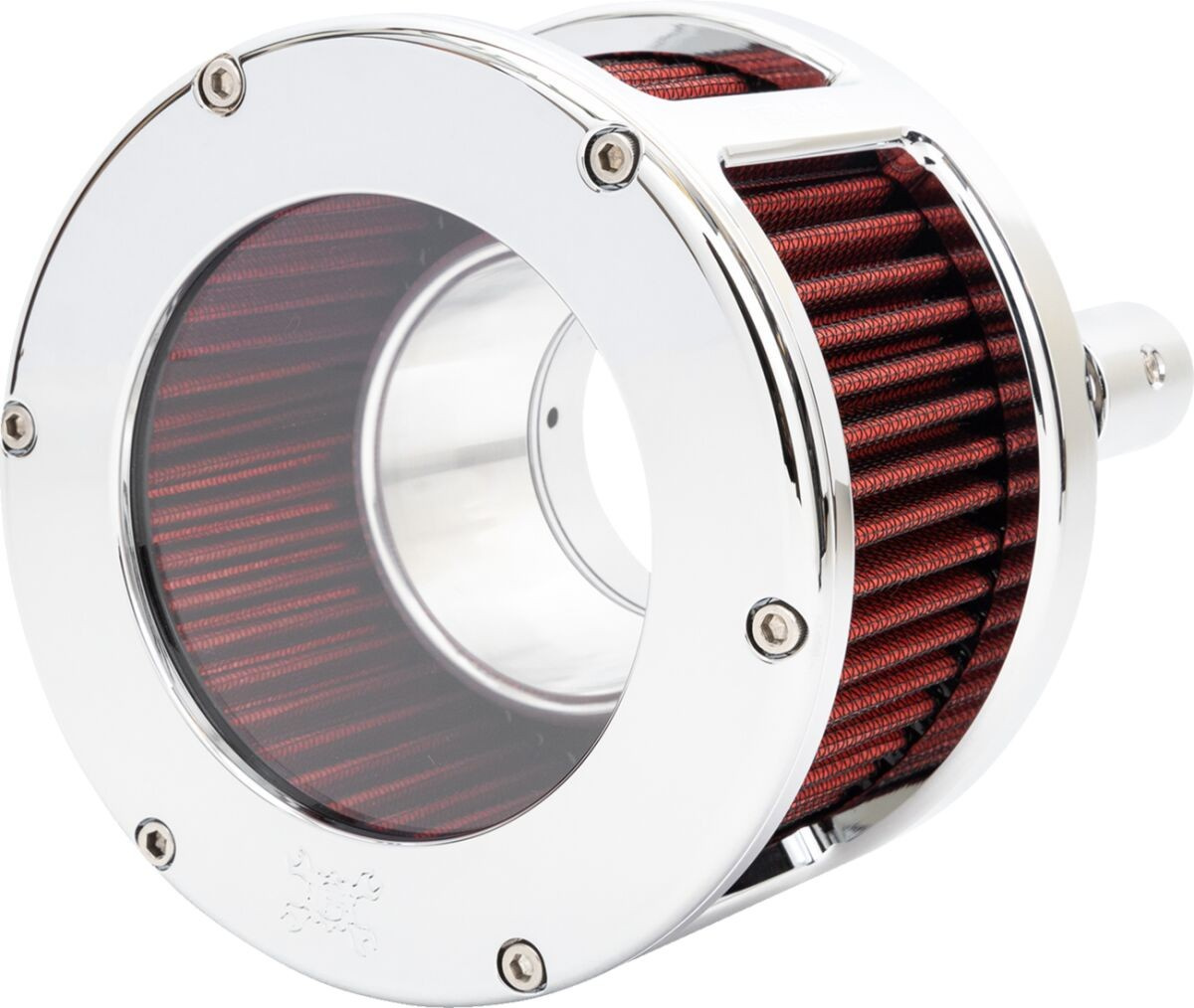 Feuling Parts Air Cleaner - Ba Race Series - Chrome - Clear Cover - Re