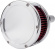 Feuling Air Cleaner - Ba Series - Chrome - Solid Cover - Red - M8 Air
