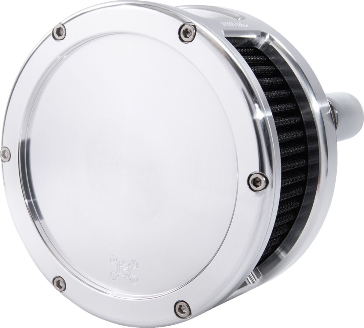 Feuling Parts Air Cleaner - Ba Series - Raw - Solid Cover - Black - M8