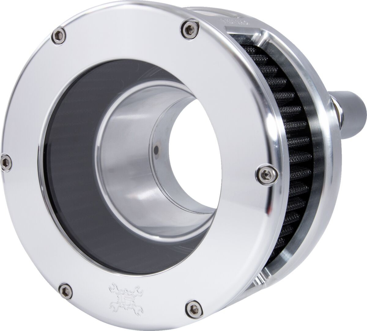 Feuling Parts Air Cleaner - Ba Series - Raw - Clear Cover - Black - M8