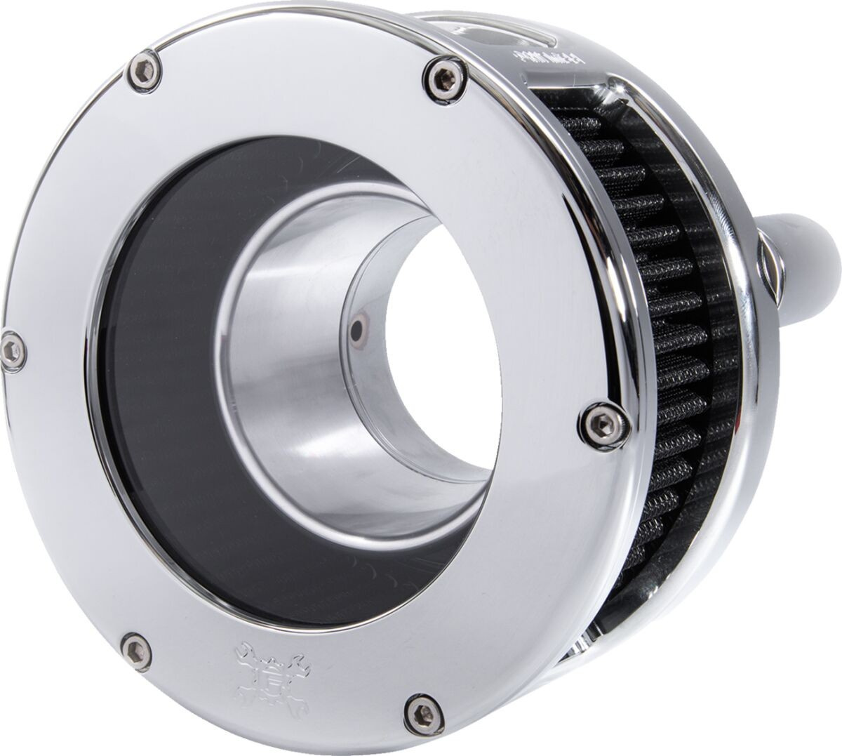 Feuling Parts Air Cleaner - Ba Series - Chrome - Clear Cover - Black -