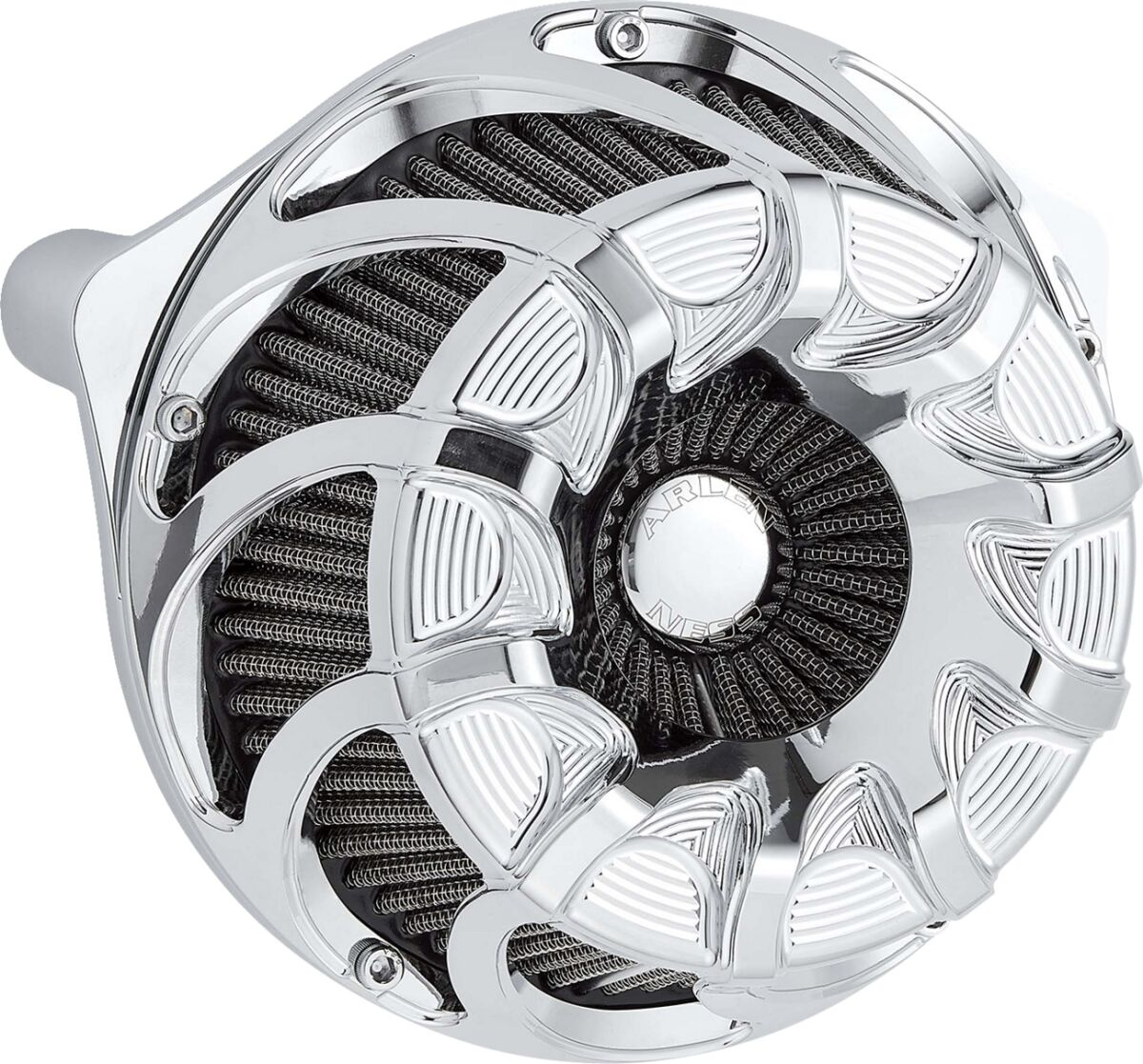 Arlen Ness Air Cleaner Drift Inverted Chrome Air Cleaner - Drift Inver