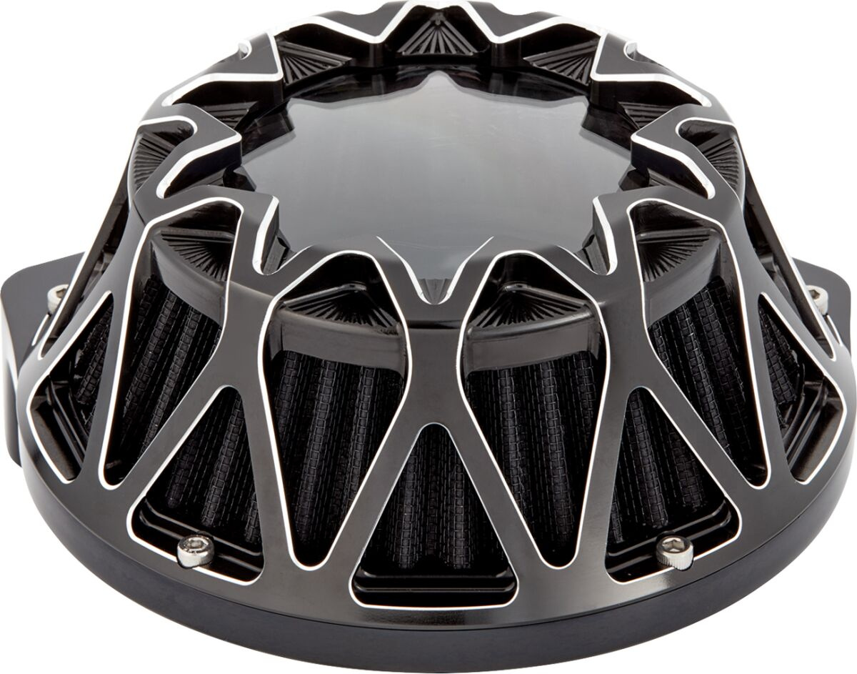 Arlen Ness Air Cleaner Crossfire Black Air Cleaner - Crossfire - Fltr