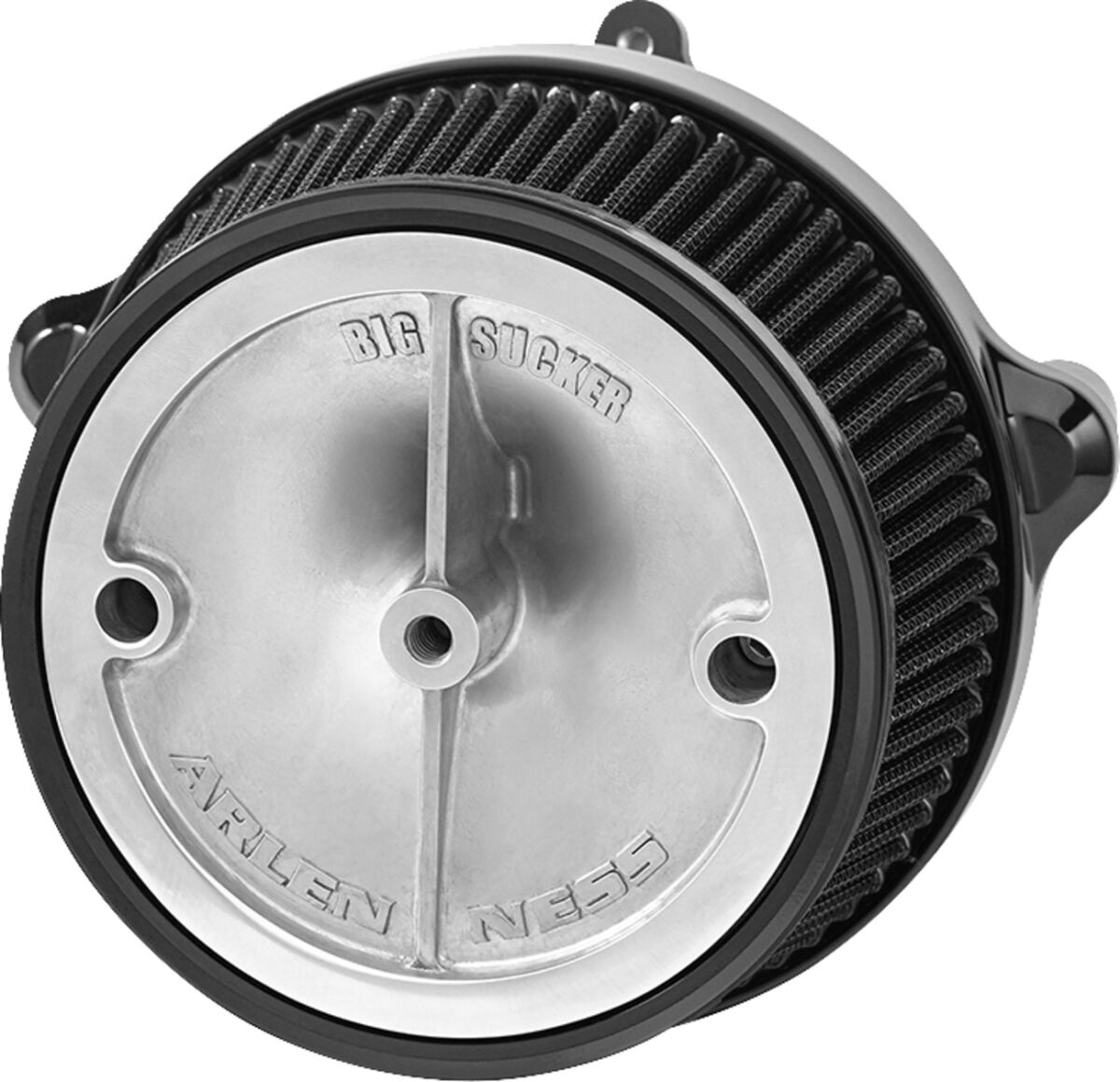 Arlen Ness Ac Stg I Big Skr Blk Backing Plt Blk Oiled Fltr No Cvr Big