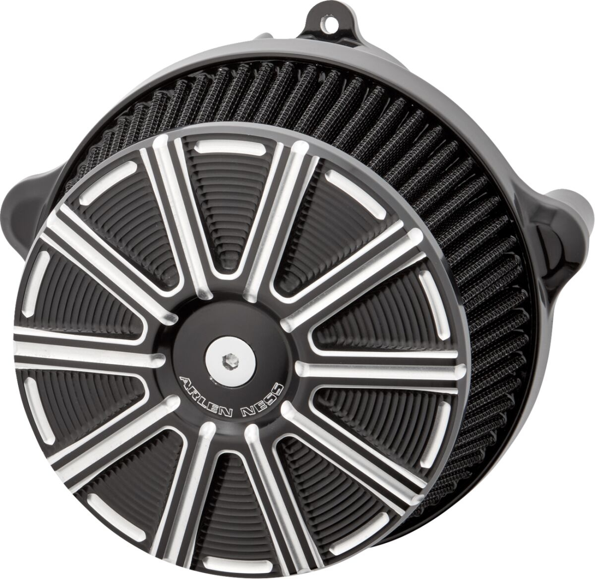 Arlen Ness Ac Stg I Big Sckr Blk Plate Blk Oiled Ftr 10 Black Cover Bi