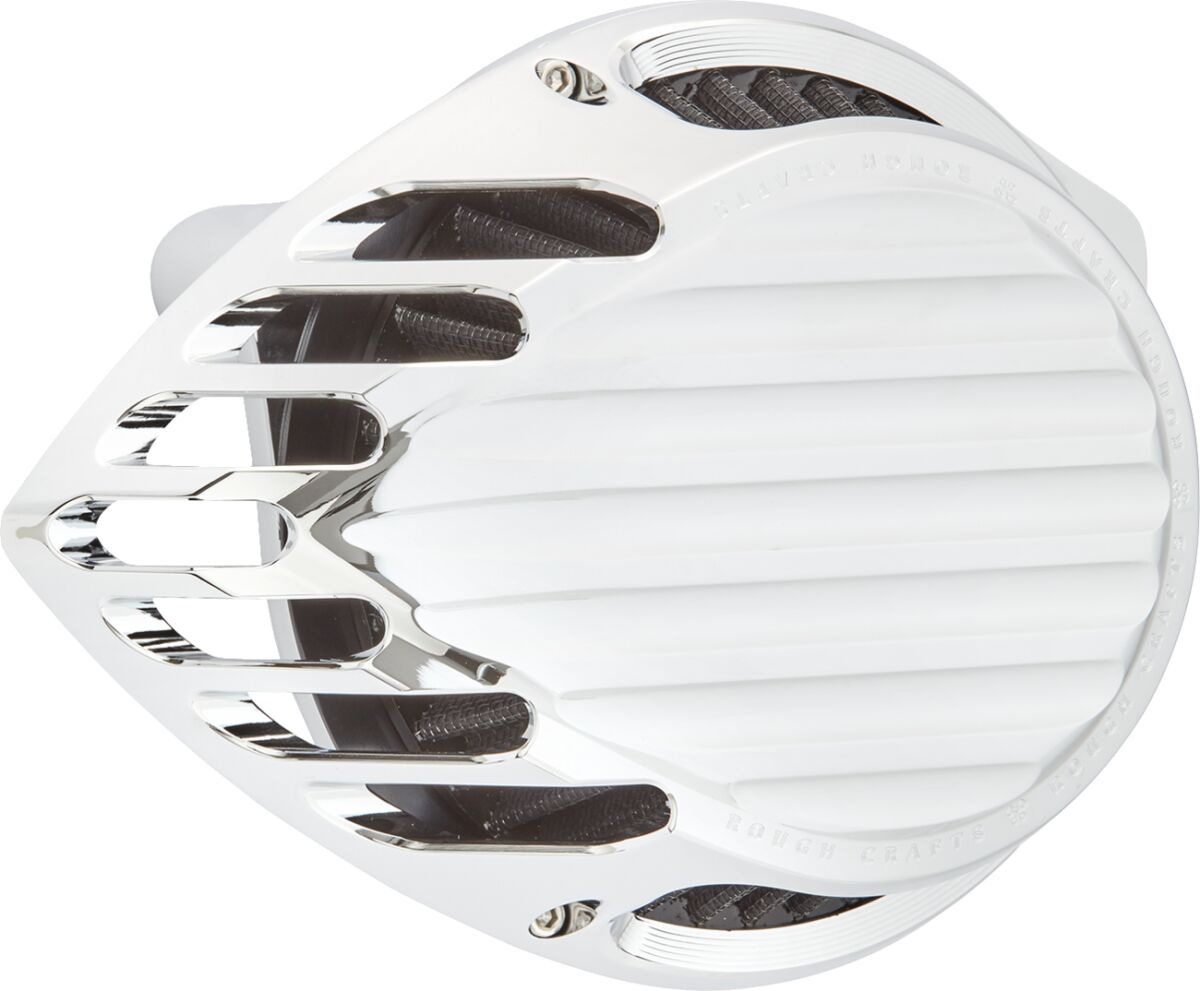 Arlen Ness Air Cleaner Rough Crafts Round Chrome Air Cleaner Rough Cra