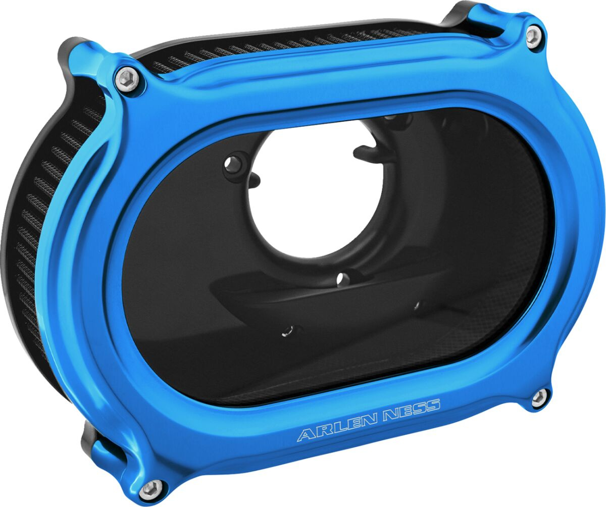 Arlen Ness Air Cleaner Stage Ii Method Blue Air Cleaner - Method Oval