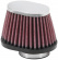 K&N Air Filter Clmp On 44Mm Universal Filter, Oval, Tapered