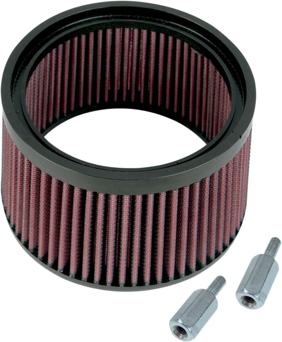S&S Cycle High Flow Replacement Air Filter +1