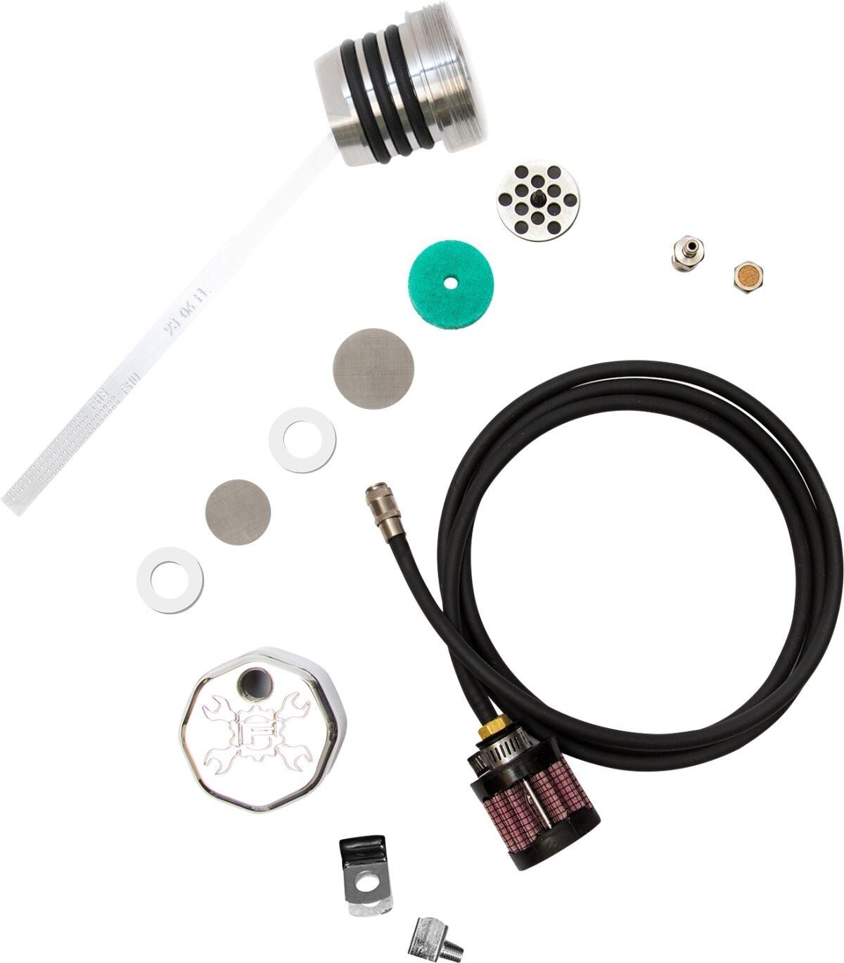 Feuling Parts Breather Oil Tank Fl Pol Dipstick Vented Fl Pol