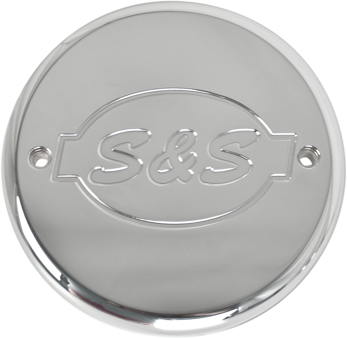 S&S Cycle Cover,Air Cleaner,Cycle Logo,Packaged,Chrome Cover Ac Logo C