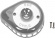 S&S Cover Air Cleaner Mini Tear Drop Chrome Cover Ac Mini Tr-Drp Chr