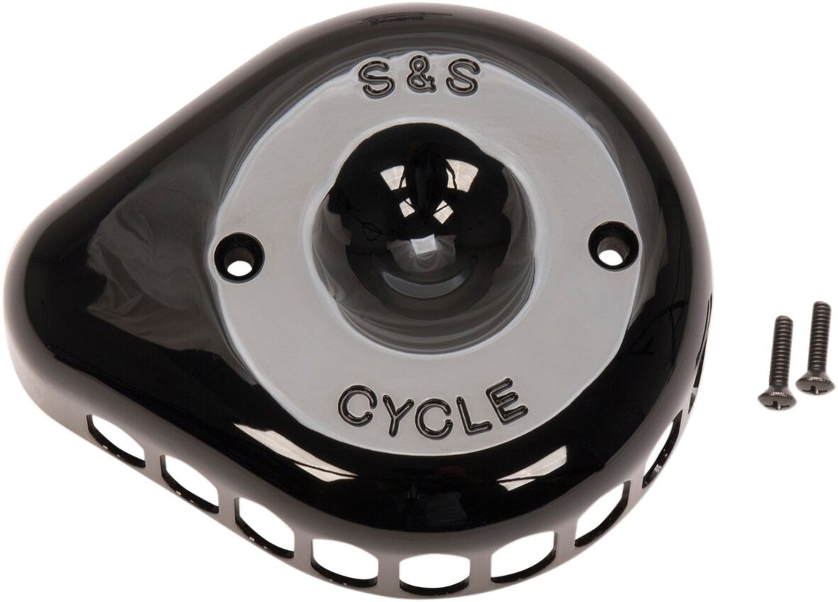 S&S Cycle Cover Air Cleaner Mini Tear Drop Black Cover Ac Mini Tr-Drp