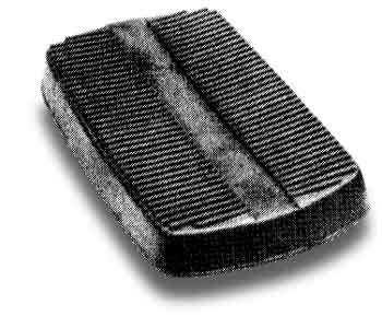 Rubber brake pedal pad FL 65-86