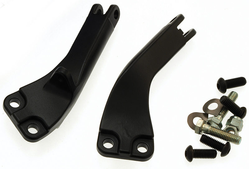 F�ste f�r passagerarfotpinnar Dyna 06-upp, svarta inkl bultsats