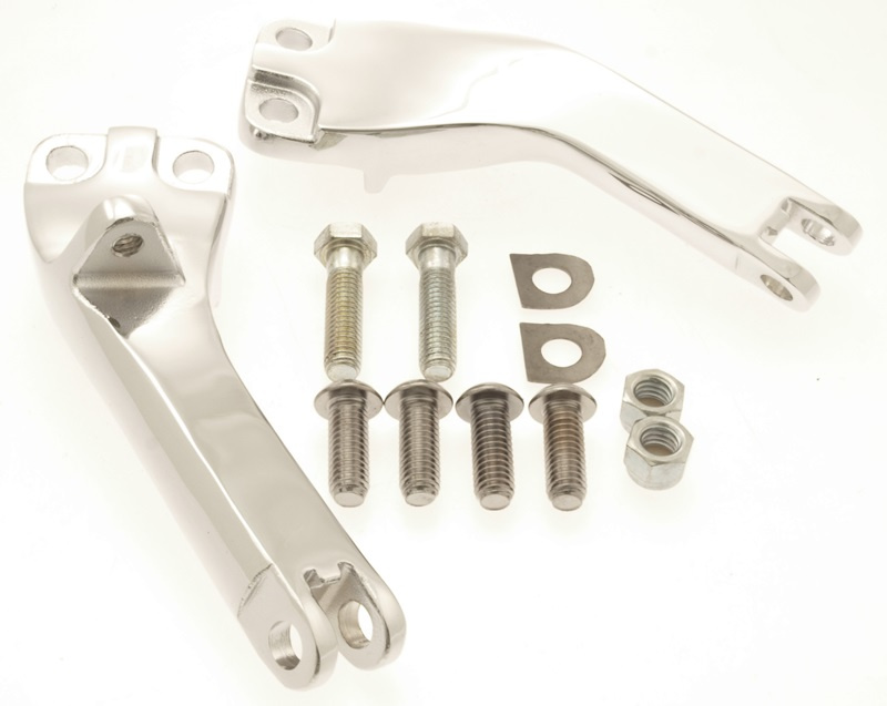 F�ste f�r passagerarfotpinnar Dyna 06-upp, kromade inkl bultsats