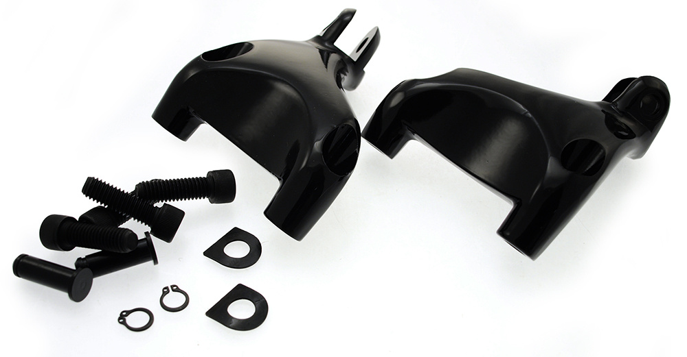 F�ste f�r passagerarfotpinnar Sportster 04-12 (ej XR), svarta