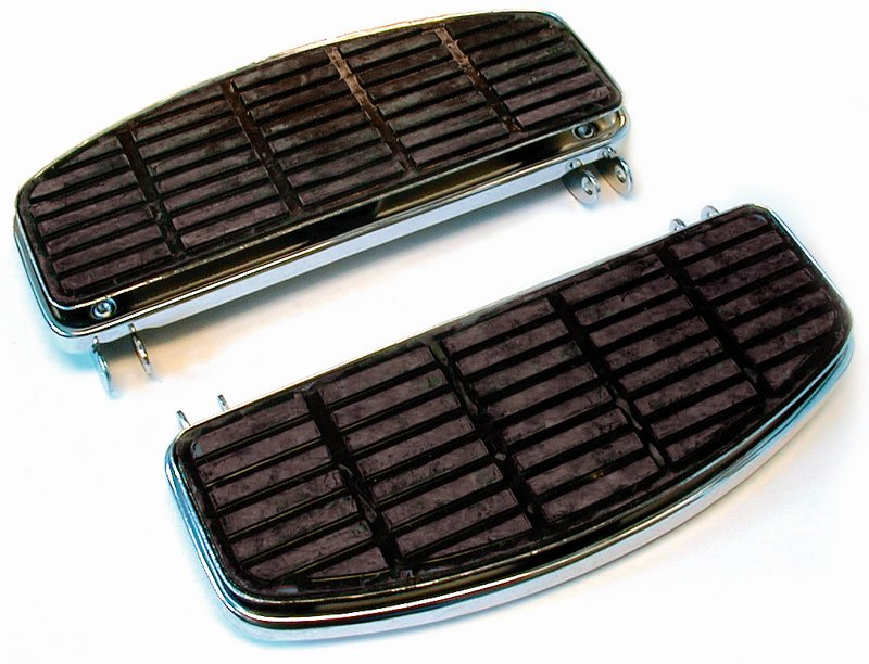 Fotplattor, rektangul�ra m. gummid�mpn. B/T 66-84