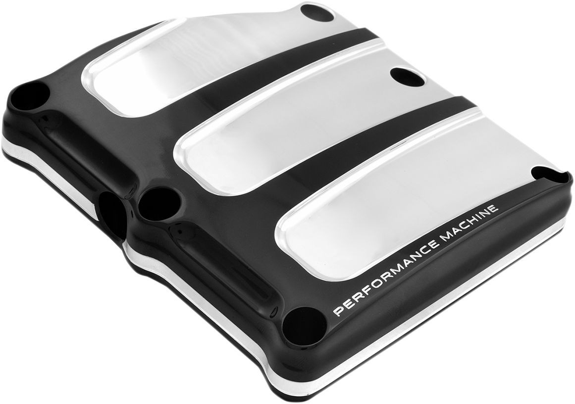Performance Machine (Pm) Cover Transmission Scallop Black Platinum Cut
