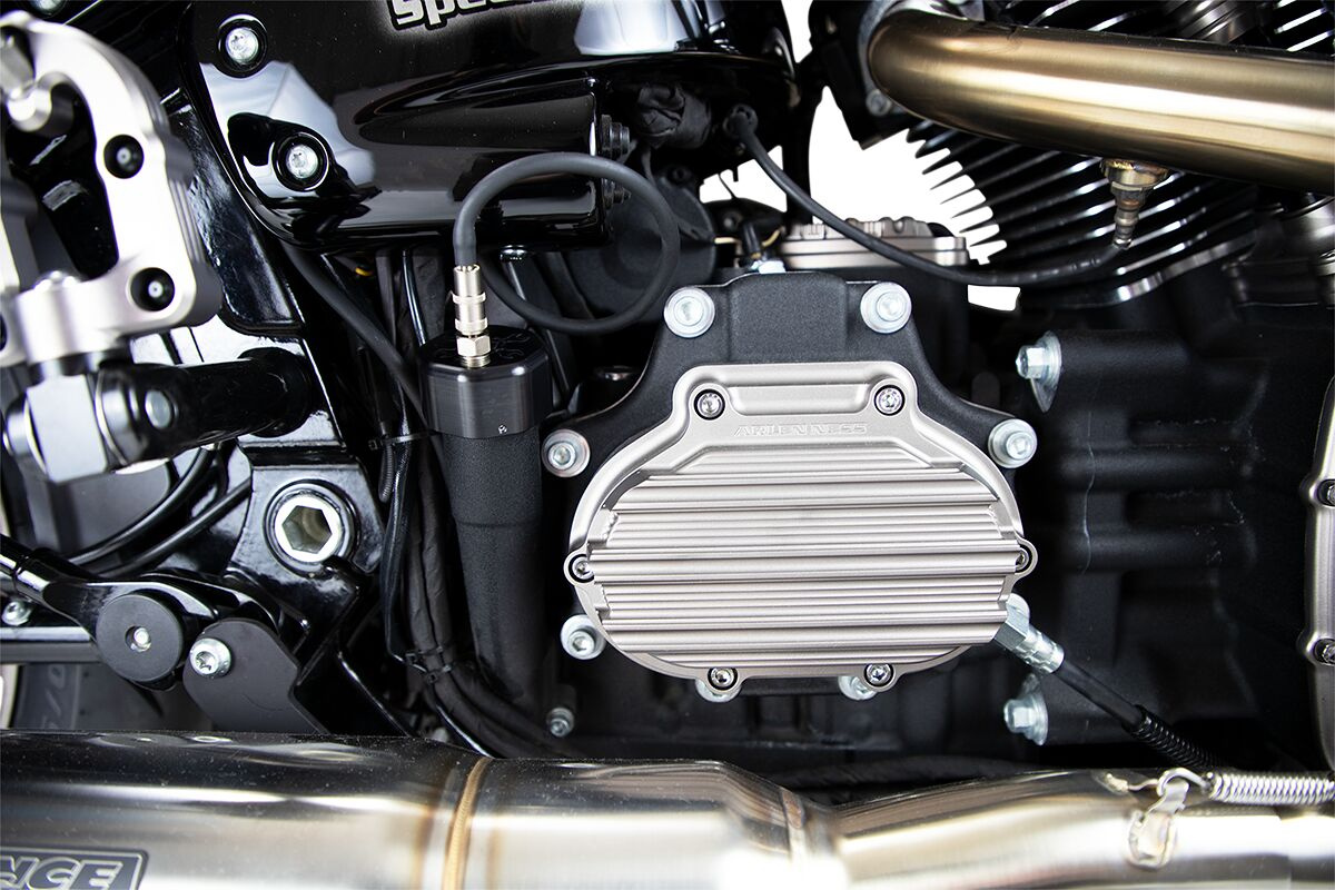 Arlen Ness Cover Trans Titanium Cover Trans Titanium